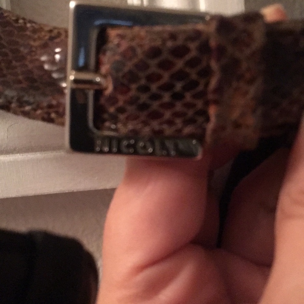 Nicoli Snake Skin Shoulder Bag Made in Italy 10 - Picture 4 of 8